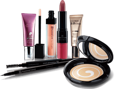 Assorted Cosmetic Set – Makeup Essentials with Brushes, Mirror & Pouch