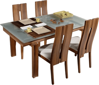 Ensemble Élégant de Salle à Manger – Table et Chaises pour Cuisine ou Salle à Manger